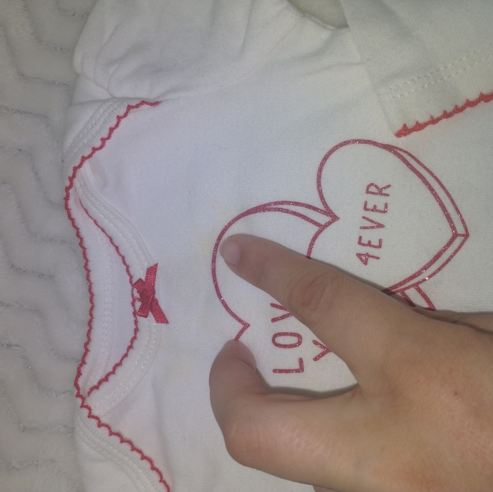 2 Carter's Twin Valentine Onsie & Legging Tutu Set - Picture 7 of 11
